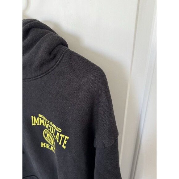 Born x Raised Immaculate Heart Hoodie Black Rare Heavyweight XL - Picture 3 of 6